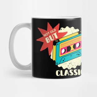 Not Old but Classic Retro Cassette Tape Sticker Mug